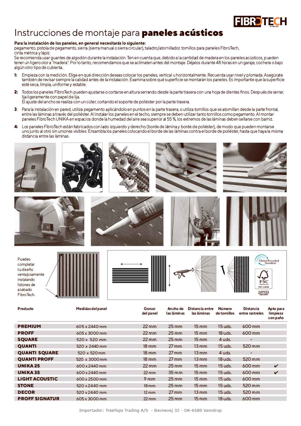 FibroTech Installation Guide for Acoustic Panels