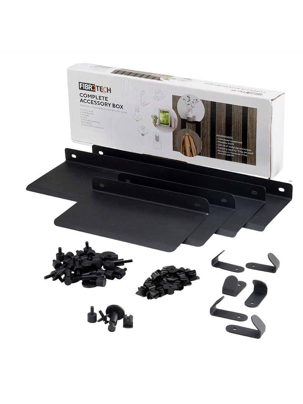 Caja de accesorios para paneles acústicos
