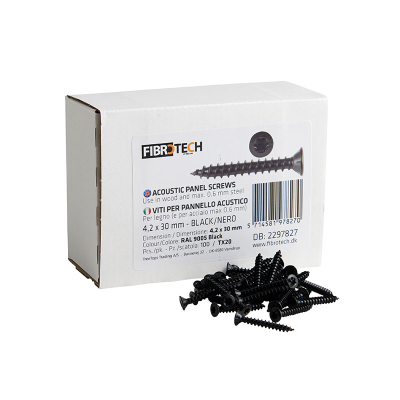 Tornillos para paneles Black – Tx. 20