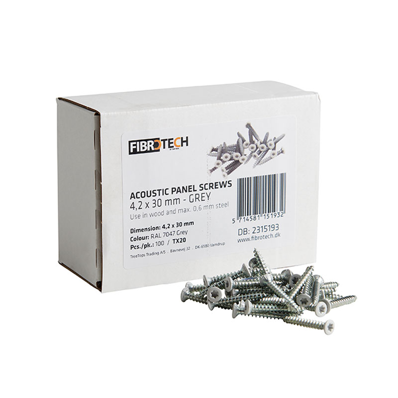 Tornillos para paneles Grey – Tx. 20
