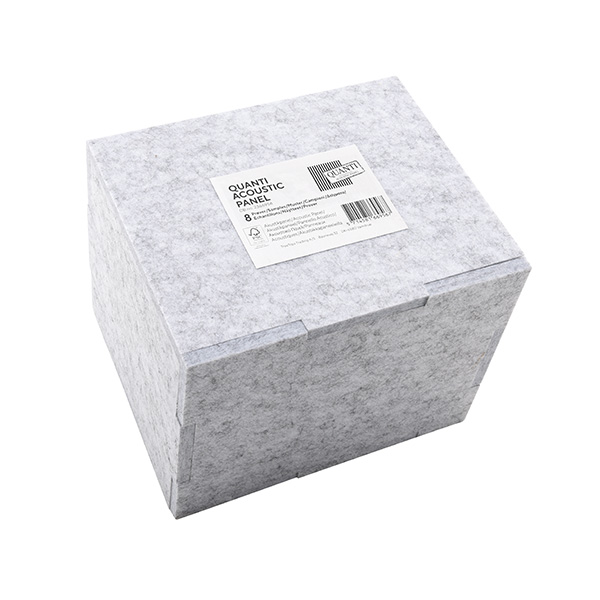 Caja de muestras de paneles acústicos QUANTI